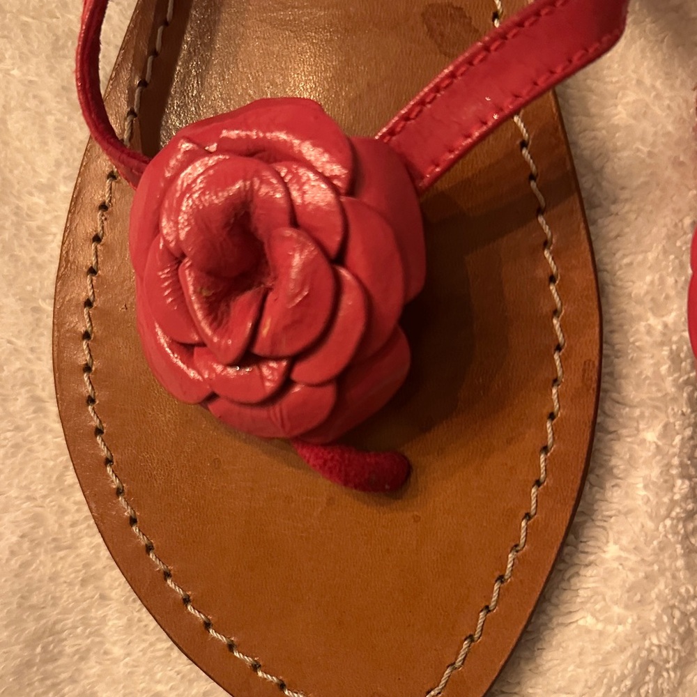 Pink Flower Sandals - Picture 3 of 10